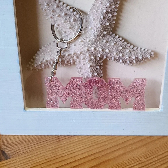 Hand Crafted Other - MOM resisn keychain